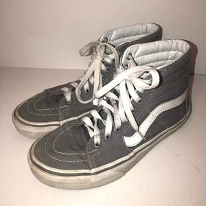VANS Gray High Tops “Off The Wall”